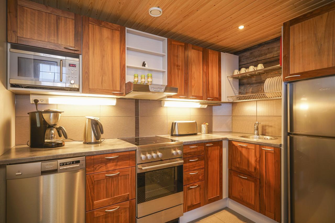 Sielikkoe Aurora Log Apartments 萨利色尔卡 外观 照片