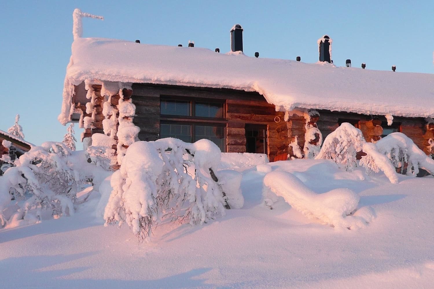 Sielikkoe Aurora Log Apartments 萨利色尔卡 外观 照片